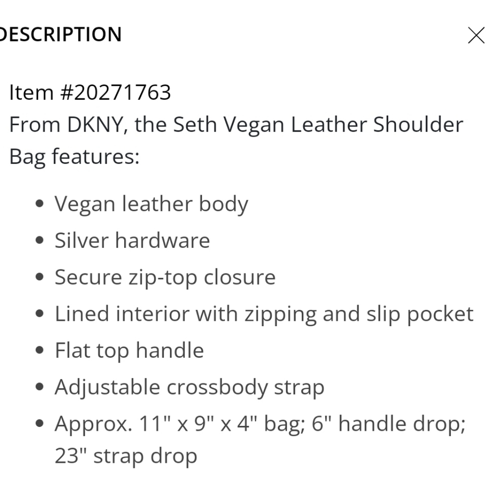 DKNY vegan leather Dylan Bag - Picture 8 of 8